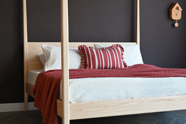 QUICK SHIP Superking Four Poster Bed - Ash Canterbury