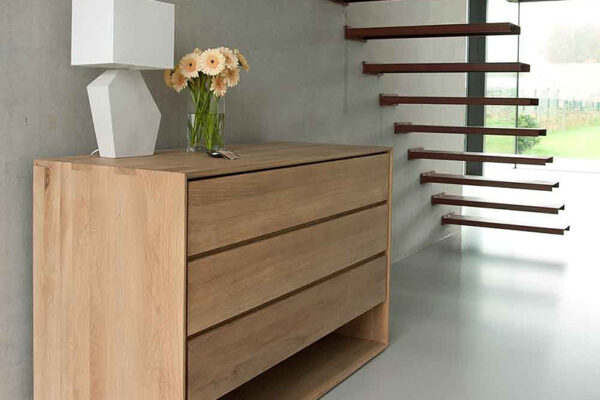 ethnicraft nordic oak chest of drawers LS