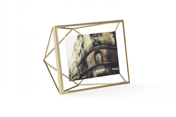 prisma frame 5x7 brass