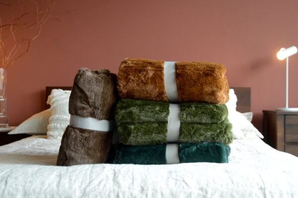 Autumnal Faux Fur Throws New Stack 2