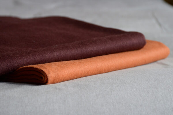 Bold Wool Throws Orange Purple STACK 1