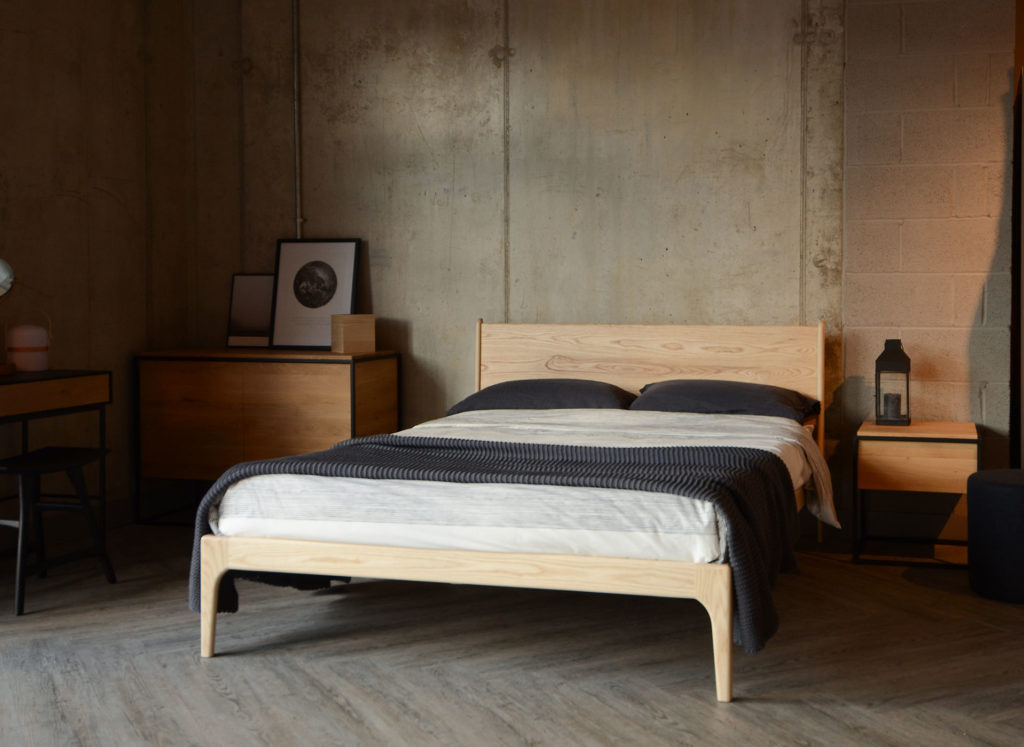 Camden Bed in solid ash 1920x1400