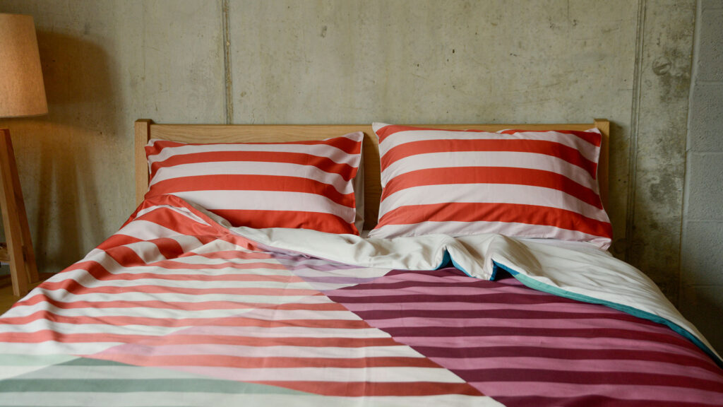 Colourful Stripe Bedding on Zanskar