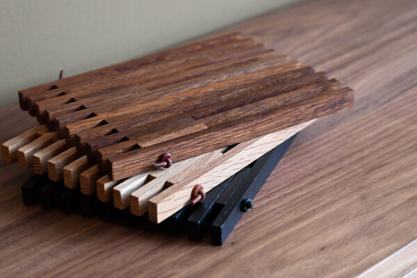 Wooden Adjustable Trivets - 3 Colours