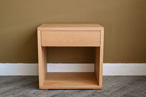 Ex-Display - Oak Cube Drawer Table