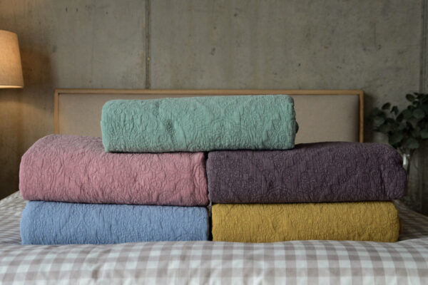 Floral Mandala Embroidered Bedspreads - 5 Colours