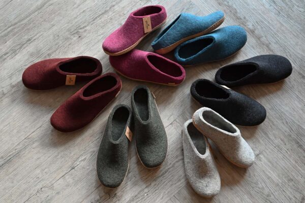 Glerups Felt Slippers