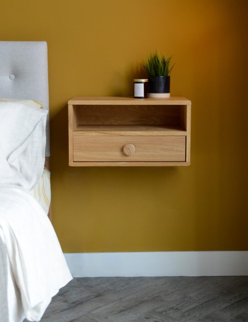 Hope Wall Mounted Unit with Drawer Shelf next to Bloomsbury PORTRAIT