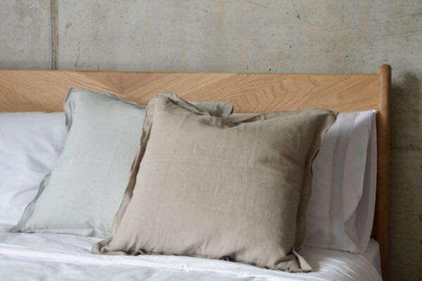 Linen Grey and Taupe Cushions