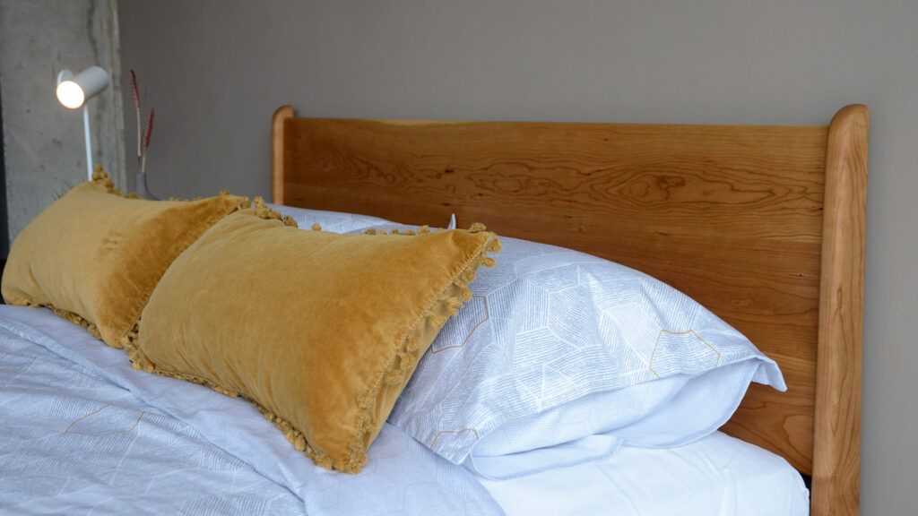 Oiled Camden HB with Mustard Tassel Cushions