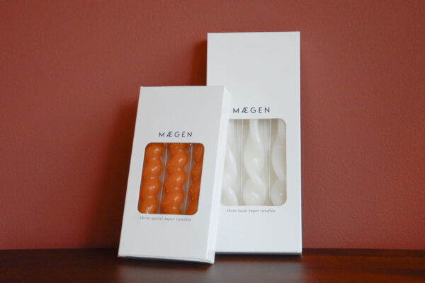 Colourful Retro Candles - 2 Colours