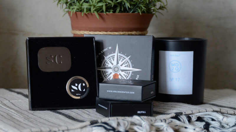 Solid Colognes with plant display image