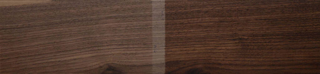 WALNUT LACQUER AND OIL
