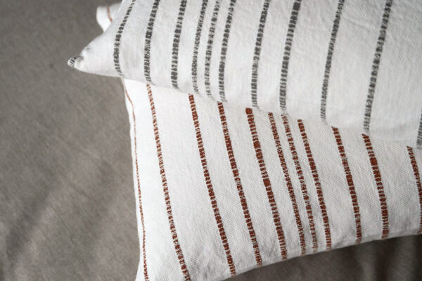 Woven Stripe Cushions cotton STACK 2