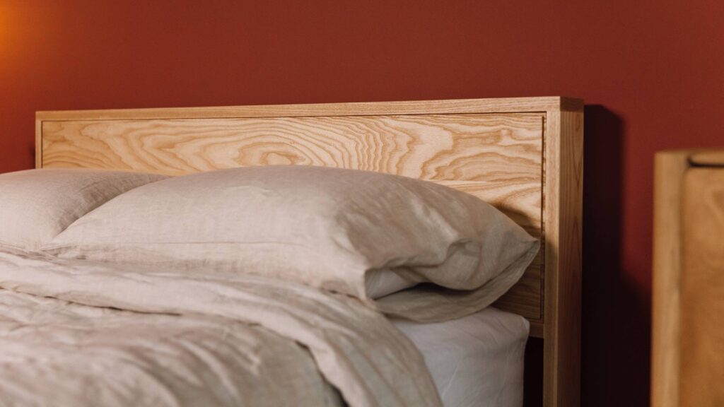 ash deep low headboard Leith