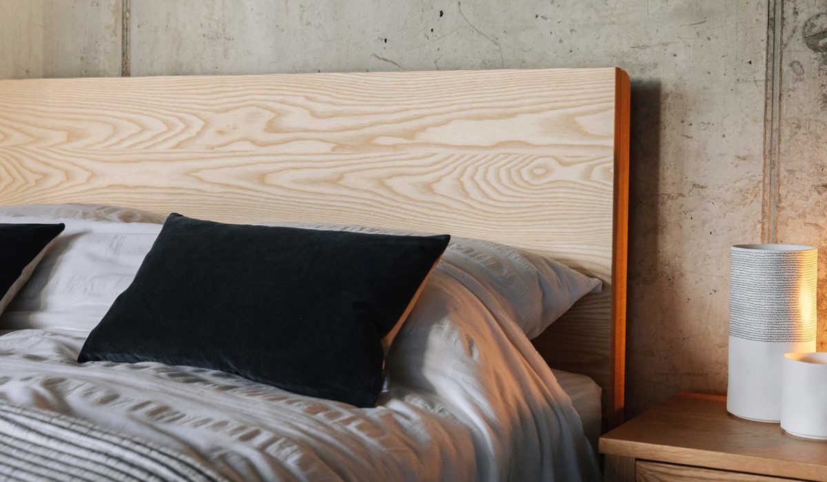 ash headboard Bamford bed