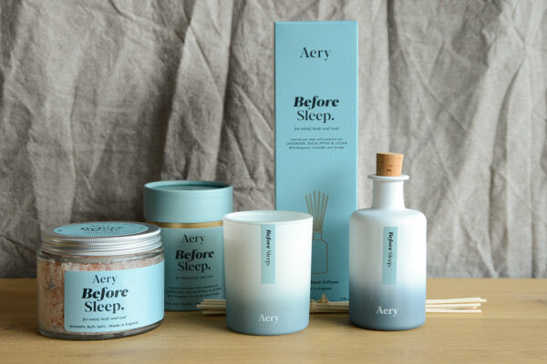 before sleep aery set front view