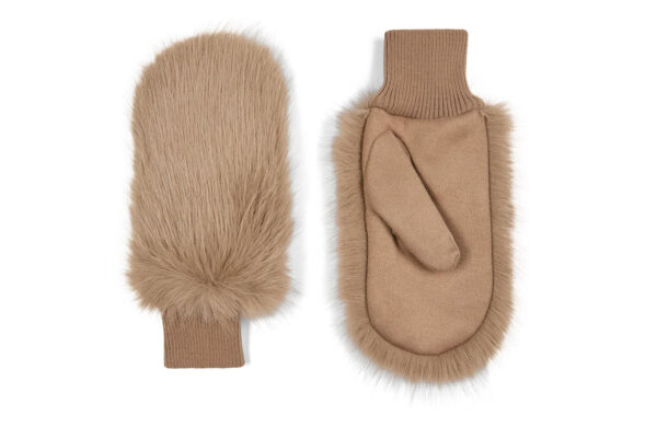 Faux Fur Mittens - 2 Colours