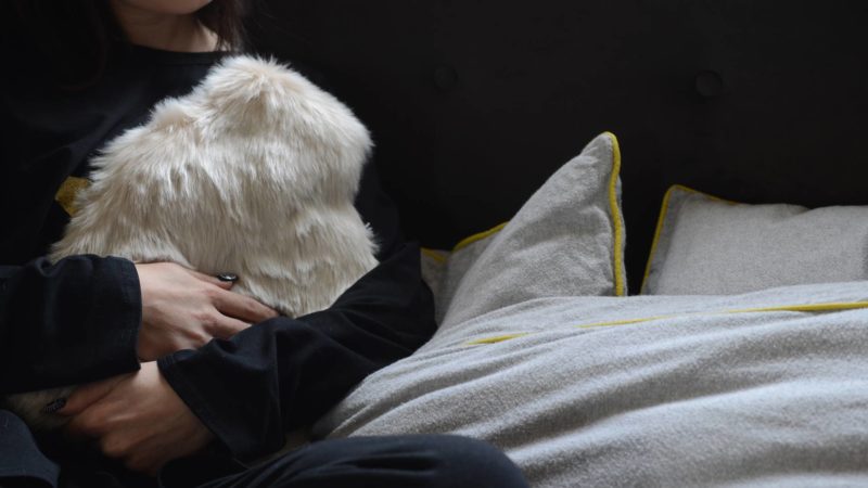 beige frost faux fur hot water bottleB 1920