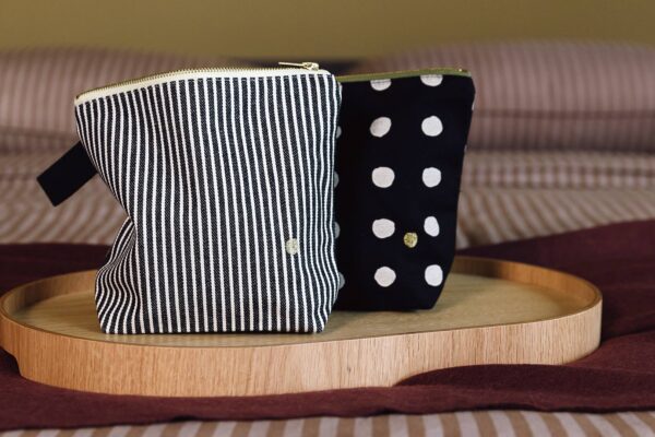 Organic Cotton Wash-Bags - 2 Styles
