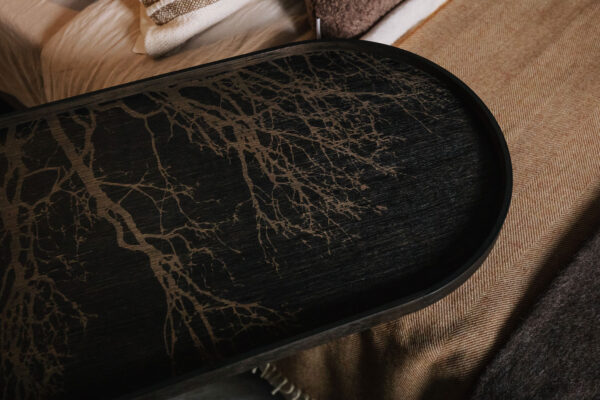 branch print tray table top