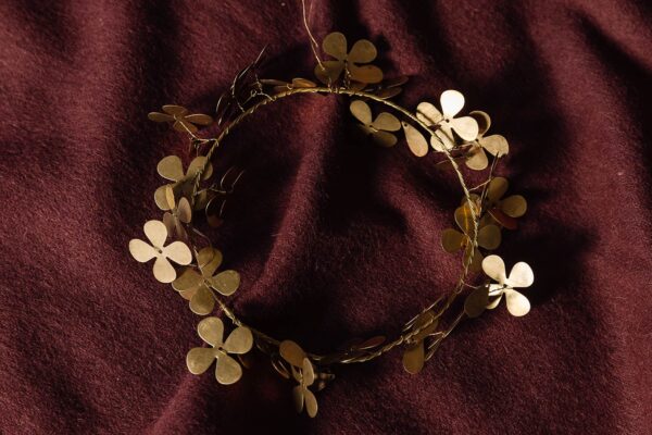 Antique Brass Wreath