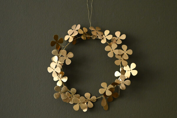 Antique Brass Wreath