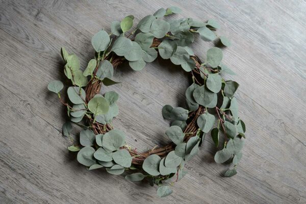 christmas eucaliptus wreath