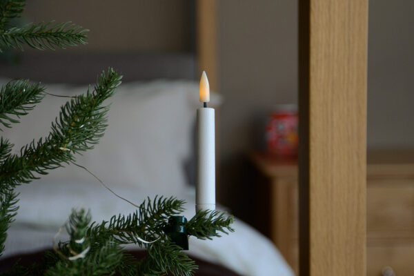 clip on candle close up batter powered