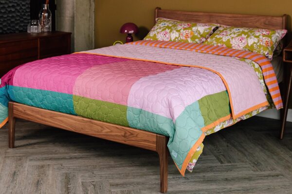 Multicolour Quilted Bedspread