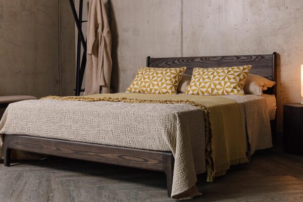 Ash Carnaby Bed - Warm or Cool Smoked Finish