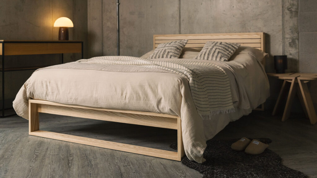 cream muslin look bedding on Leith special edition