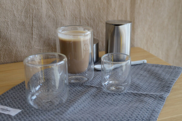 double wall glass cups