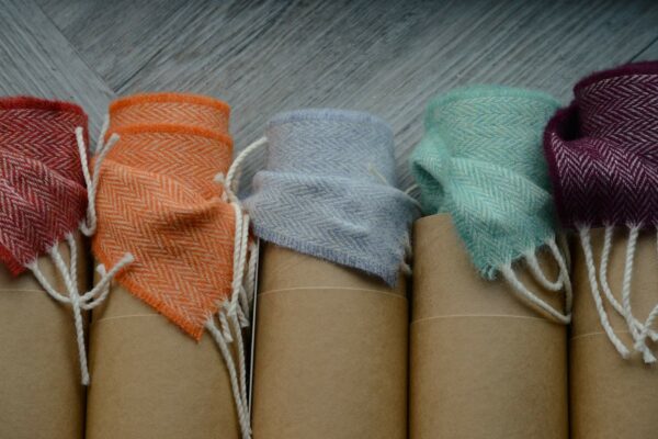fine herringbone scarves with new colours