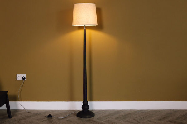 Hardwood Floor Lamps - Natural or Dark Stain