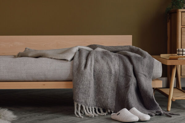 Ombre Chunky Wool Blend Throw