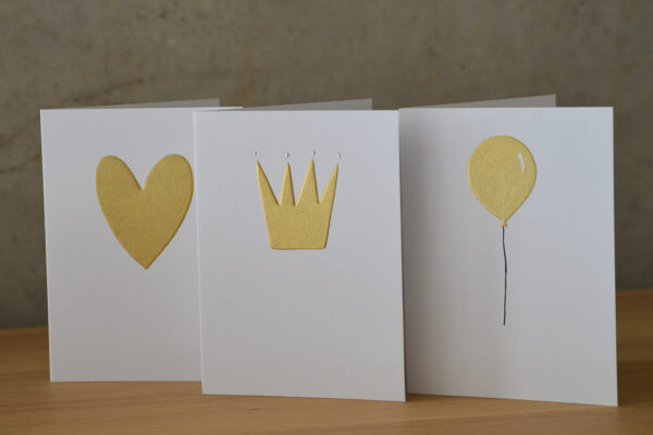 Gold Embossed Card Set
