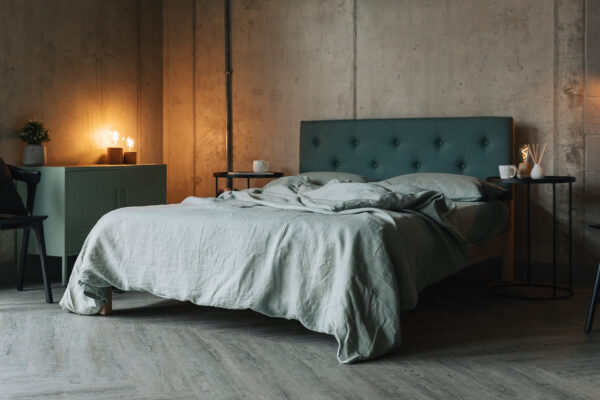 green roomset Arran upholstered bed