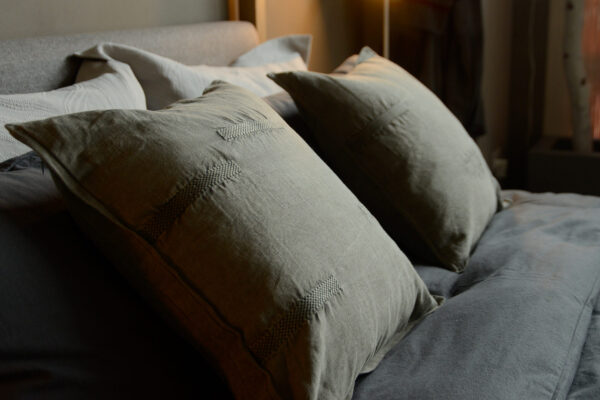khaki colour cushion covers