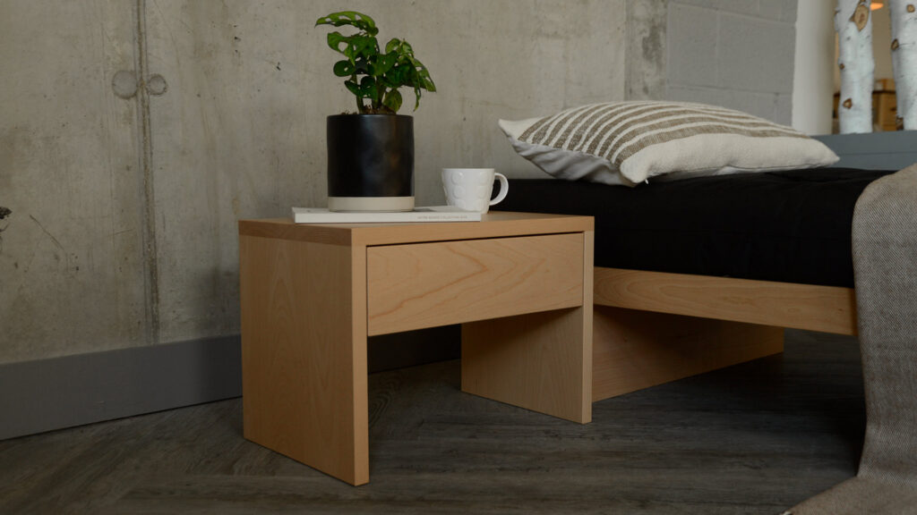 kyoto drawer table beech timber