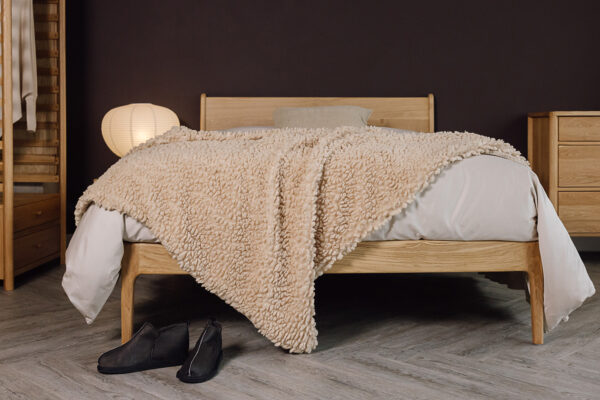 Faux Sheepskin Throw