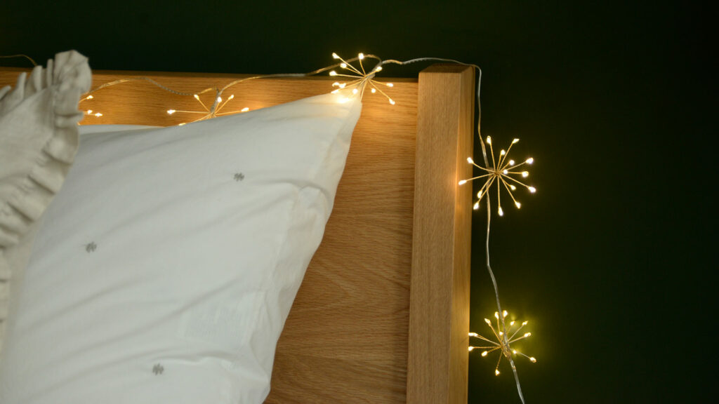 light string silver starburst