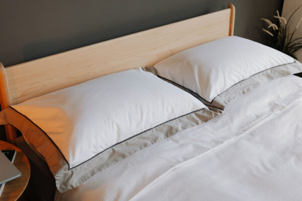 luxury hotel quality cotton bedding ivory and taupe