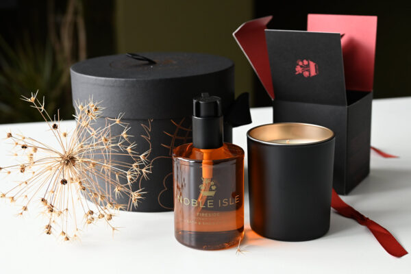 Noble Isle Fireside Luxury Gift Set - Candle & Shower Gel