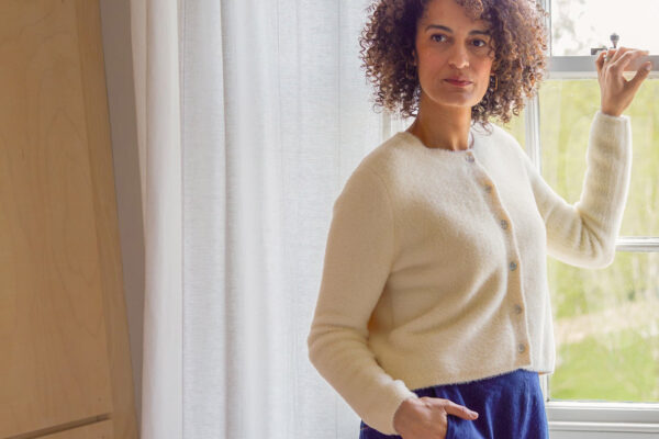 luxury soft cream cardigan