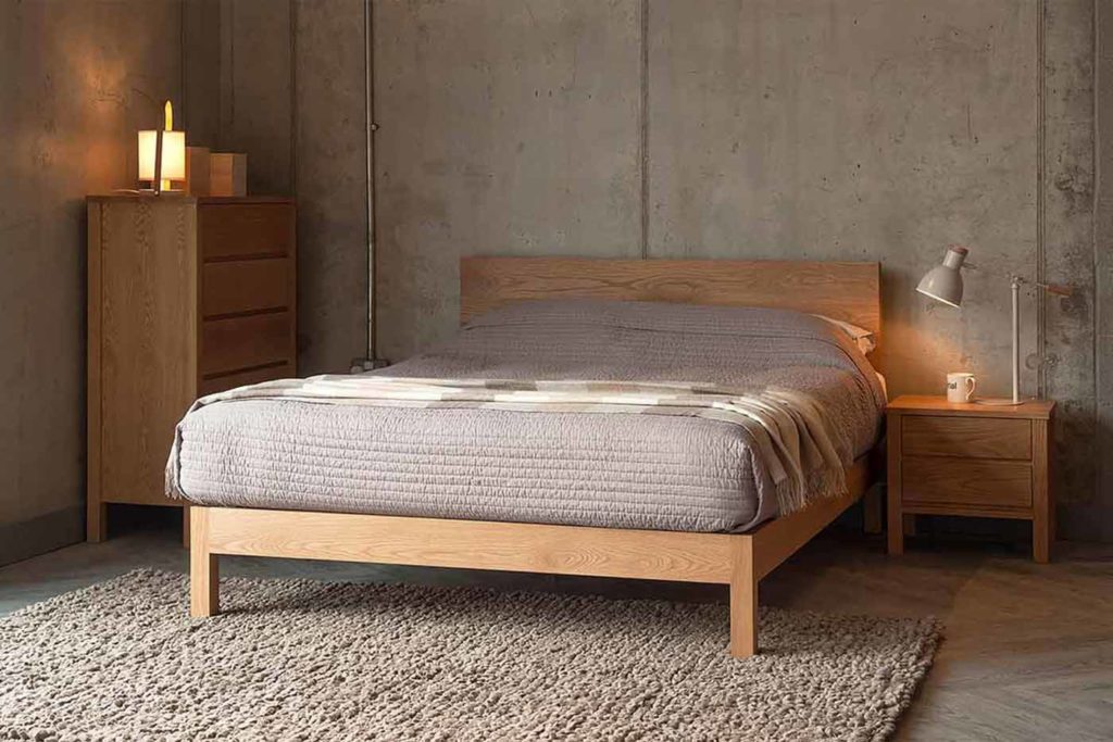 malabar contemporary wooden bed