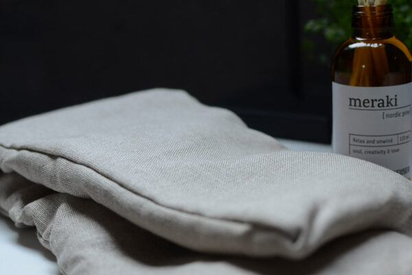 meraki neck pillow 4 organic linen