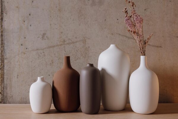 Modern Vases - White, Grey or Tan