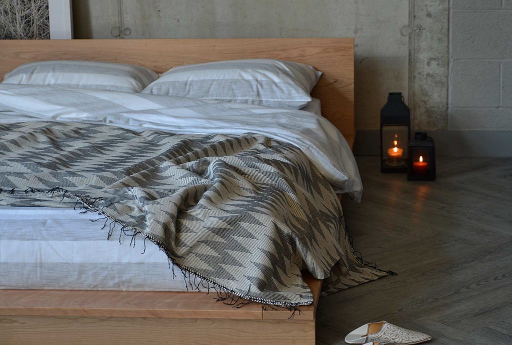 moroccan look bedroom with oregon bed