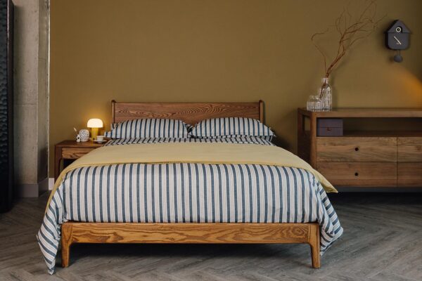 Blue Heritage Stripe Duvet Cover Set